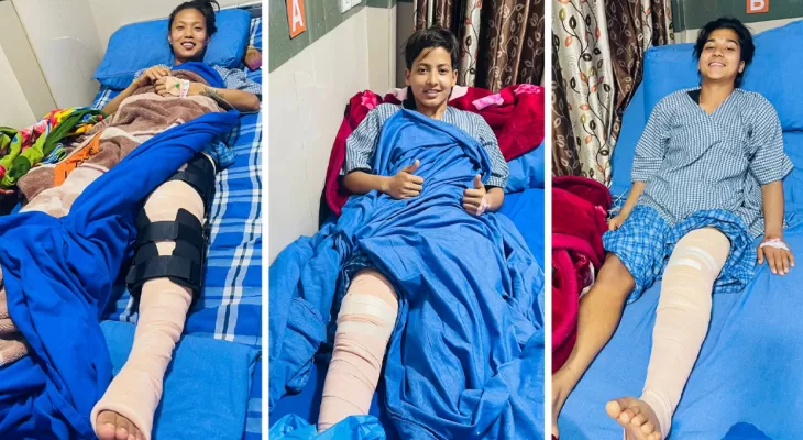 Women's team players undergo successful operations