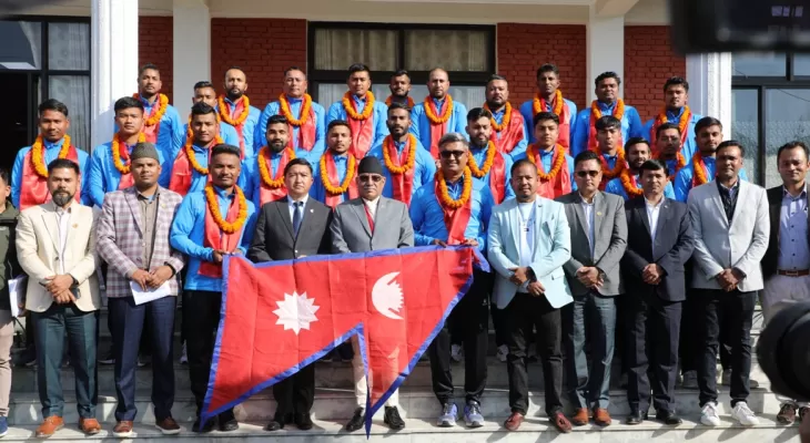 राष्ट्रिय क्रिकेट टोलीको बिदाइ