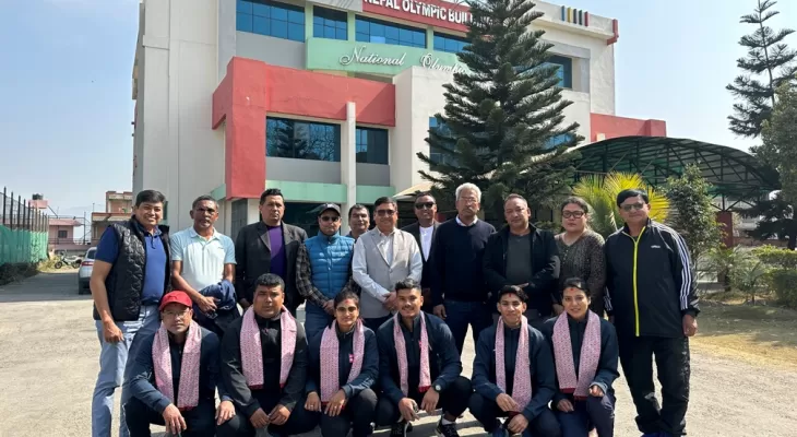 टेबलटेनिस टोली भारत जाँदै