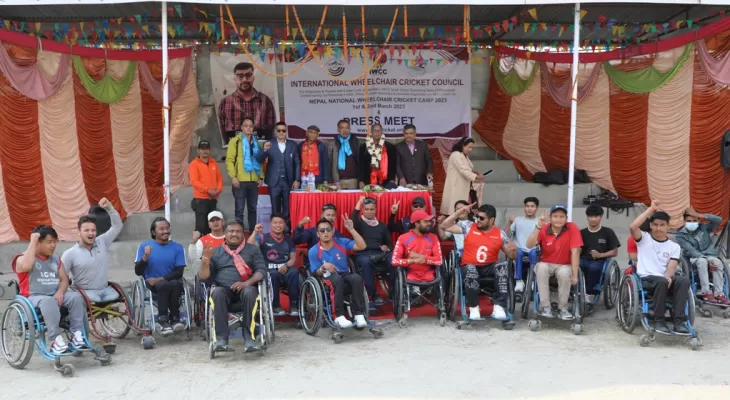 व्हीलचेयर क्रिकेट टोलीको घोषणा