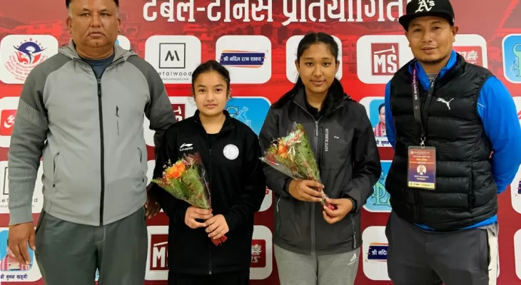 टेबलटेनिसमा रोनिशालाई स्वर्ण