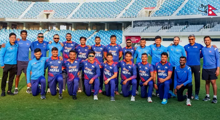 नेपाली क्रिकेट टोली स्वदेश फर्कियो