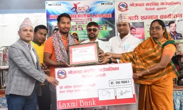 ललित राजवंशी र दिपेश कँडेल सम्मानित