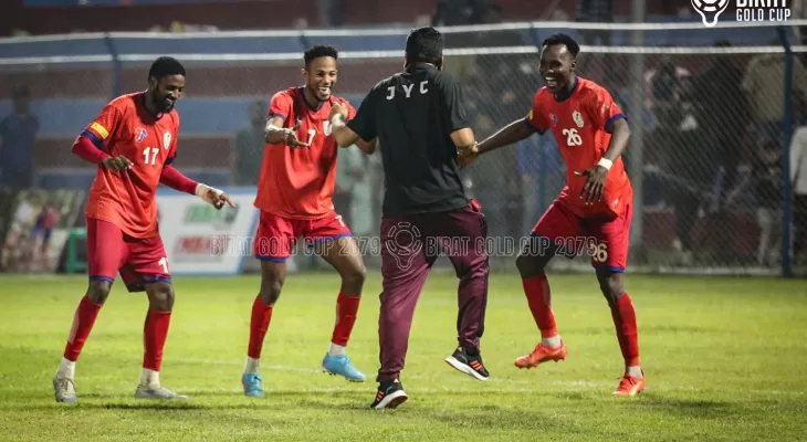 आर्मीलाई हराउँदै जावलाखेल सेमिफाइनलमा