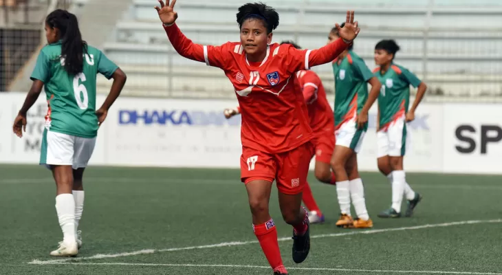 नेपाल र बङ्गलादेशबीचको खेल बराबरीमा सकियो