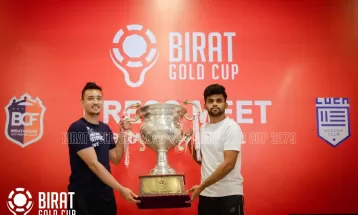 विराट गोल्डकपको उपाधिका लागि विराटनगर सिटी र भारतीय क्लब लुका सकर भिड्दै