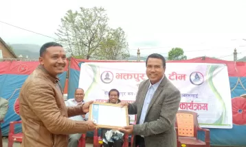 फुटवल प्रतियोगिताका सहयोगीलाई धन्यबाद