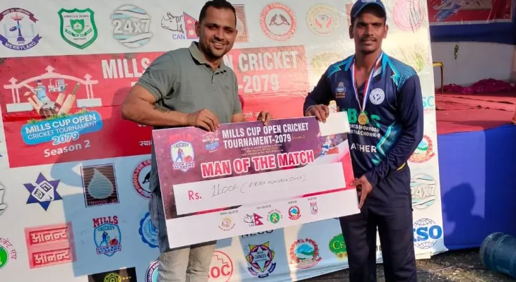 मिल्स क्रिकेट टि–२० : वाइआरसिसी र एनबीएससी सेमिफाइनलमा