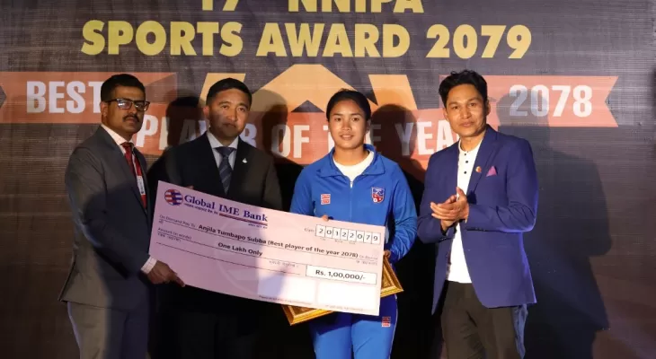 Anjila and Prince the Best Sportspersons of the Year