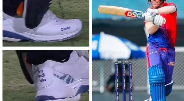 वार्नरले जुत्तामा लेखाए श्रीमती र छोरीको नाम