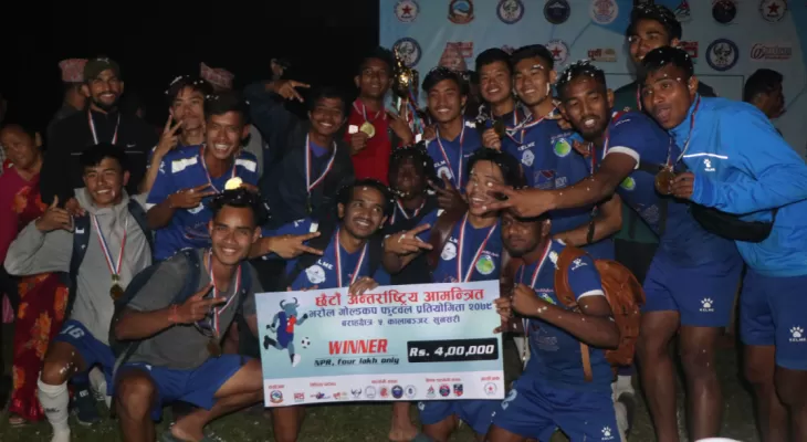 भरौल गोल्डकपको उपाधी प्लानिङ ब्वाइजलाई