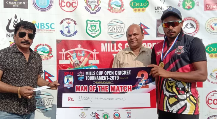 मिल्स टि–२० क्रिकेट : नरपथगन्ज र एनबीएससी फाइनलमा