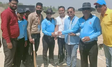 जनकपुरमा मेयर कप टि–२० क्रिकेट प्रतियोगिता सुरु