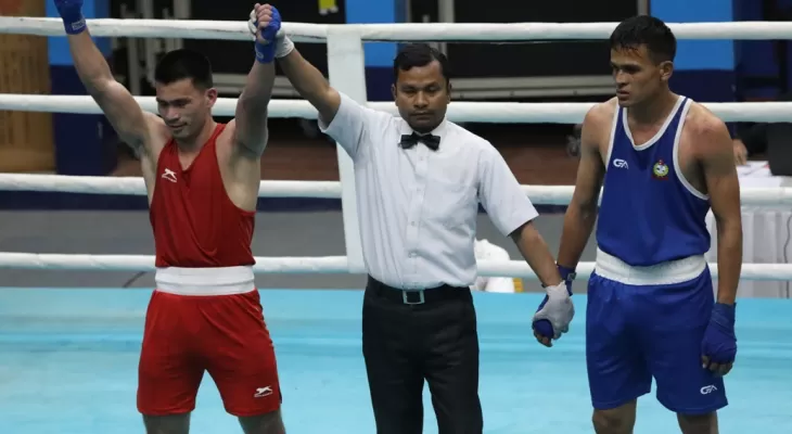 राष्ट्रिय बक्सिङ : भरत, निशान र प्रशान्त सेमिफाइनलमा