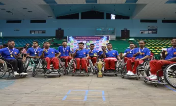 ह्वीलचेयर बास्केटबलको उपाधि आर्मी र डब्लुडब्लुबिएलाई