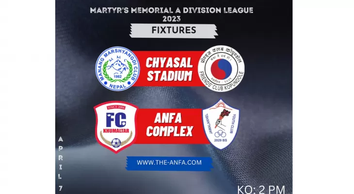 ‘ए’ डिभिजन लिग : आज दुई खेल हुँदै