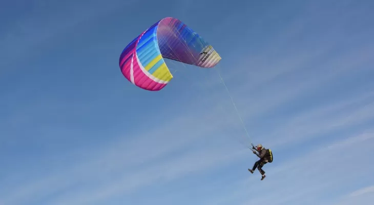 प्याराग्लाइडिङको परीक्षण उडान