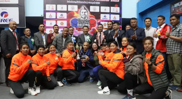 वीर गणेशमान सिंह राष्ट्रिय बक्सिङमा बागमती र एपीएफ च्याम्पियन