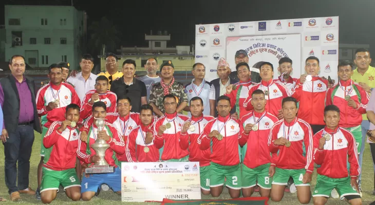 TAC wins title of GP Koirala National Men's Hockey Tournament