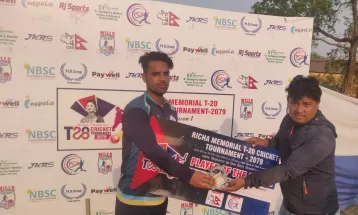 ऋचा मेमोरियल टी–२० क्रिकेट प्रतियोगितामा पुलिस र एनबीएससीको पहिलो जित