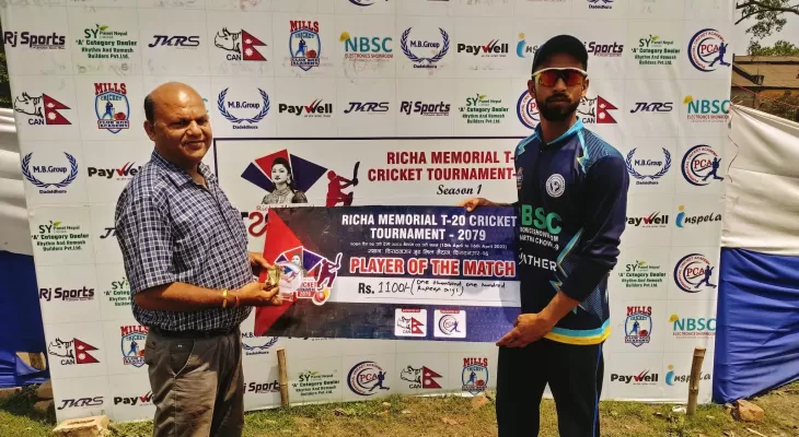 ऋचा मेमोरियल टी–२० क्रिकेटमा एनबीएससी र पुलिसको दोस्रो जित
