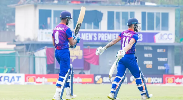 एसीसी प्रिमियर कप : नेपालद्धारा ओमानलाई ३ सय ११ रनको किर्तिमानी लक्ष्य