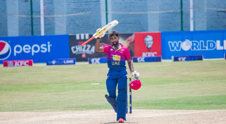 एसिसी प्रिमियर कप : युएईले सिङापुरलाई दियो विशाल लक्ष्य