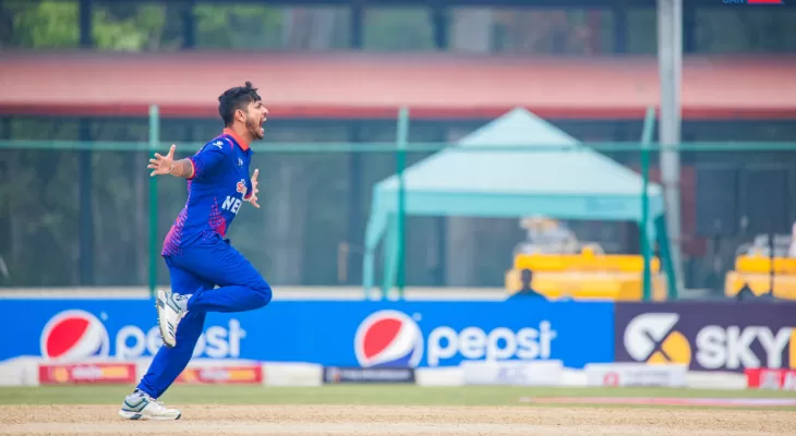 एसीसी प्रिमियर कप क्रिकेट : सन्दीपको दोहोरो सफलतामा नेपालको जित