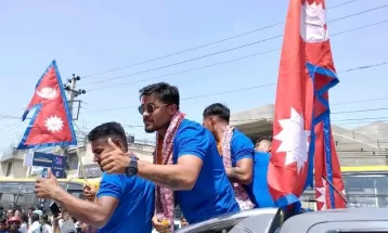 एसिया कपमा छनोट भएका क्रिकेट खेलाडीको विराटनगरमा भव्य सम्मान