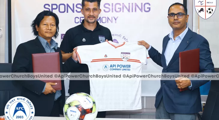 Church Boys signed a sponsorship agreement with API