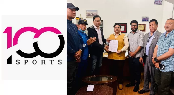 MoU signing between Nepal Volleyball Association & 100 Sports