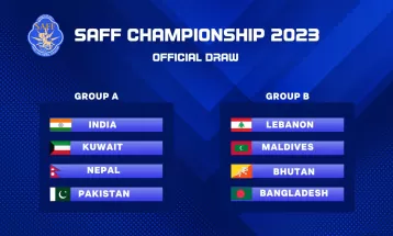 Nepal will compete in the 2023 SAFF Championship against Kuwait, India, and Pakistan