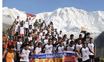 अन्नपूर्ण आरोहण दिवसमा अन्नपूर्ण म्याराथन हुँदै
