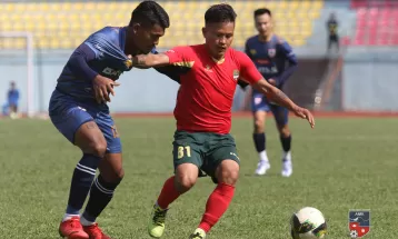 ‘ए’ डिभिजन लिग : आर्मी र खुमलटारबीचको खेल बरबरीमा सकियो