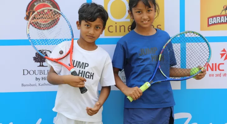 राइजिङ स्टार खुला टेनिस : जिवस र जीवाश्रीलाई स्वर्ण