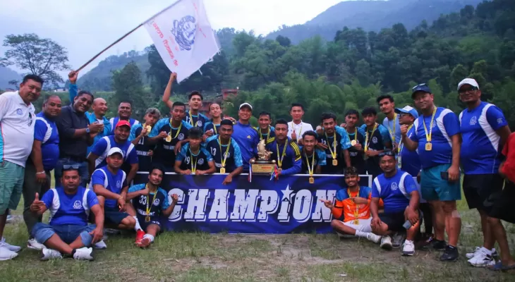 सिन्धुकपको उपाधि श्री भगवती क्लब टोखालाई