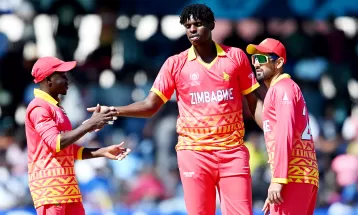 Zimbabwe 76 for 1 against Nepal's 290