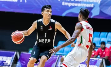Nepal trounce Maldives to reach semi-final of Five-nation Basketball Championship