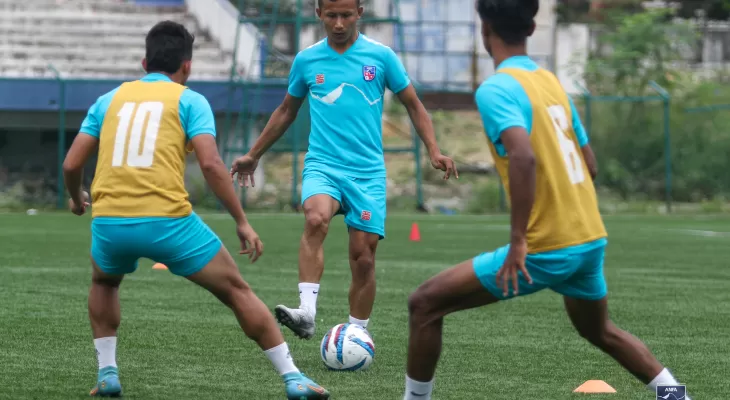 साफ च्याम्पियनसिप खेल्ने राष्ट्रिय फुटबल टोलीलाई केटीएम सिटीको प्रायोजन