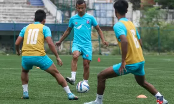 साफ च्याम्पियनसिप खेल्ने राष्ट्रिय फुटबल टोलीलाई केटीएम सिटीको प्रायोजन