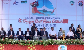 Dragon Boat Race begins off in Pokhara