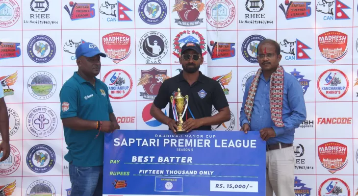 बजाज खडक वारियर्सलाई सप्तरी प्रिमियर लिगको उपाधि