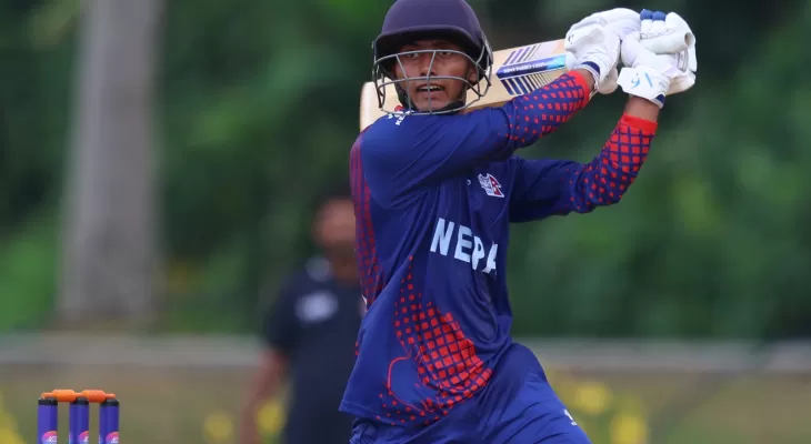 नेपालले थाइल्यान्डलाई २ सय २५ रनले हरायो