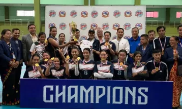 प्रदेशस्तरीय महिला भलिबलको उपाधि म्याग्दीलाई