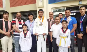 दोहोरो पदक विजेता उज्ज्वल सम्मानित