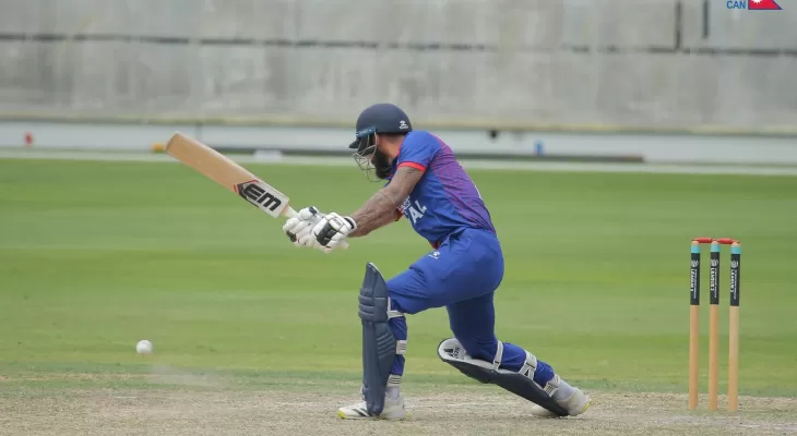 एकदिवसीय विश्वकप छनोट : नेपालको पहिलो विकेट खस्यो