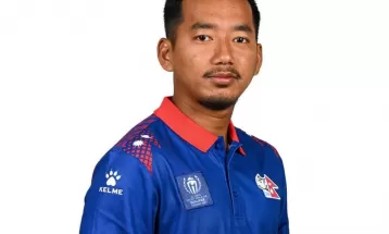 आयरल्यान्डविरुद्ध नेपालको चौथो विकेट खस्यो