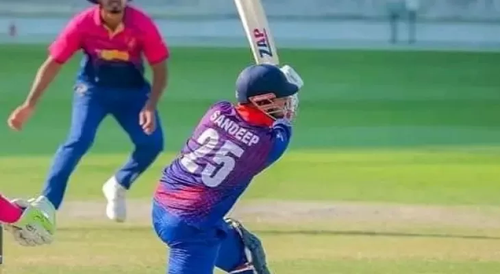 आयरल्यान्डविरुद्ध नेपालले आठौं विकेट गुमायो