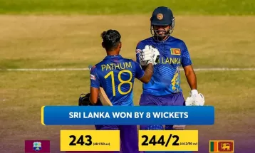 सुपर सिक्सको अन्तिम खेलमा श्रीलंकाले वेस्ट इन्डिजलाई ८ विकेटले हरायो