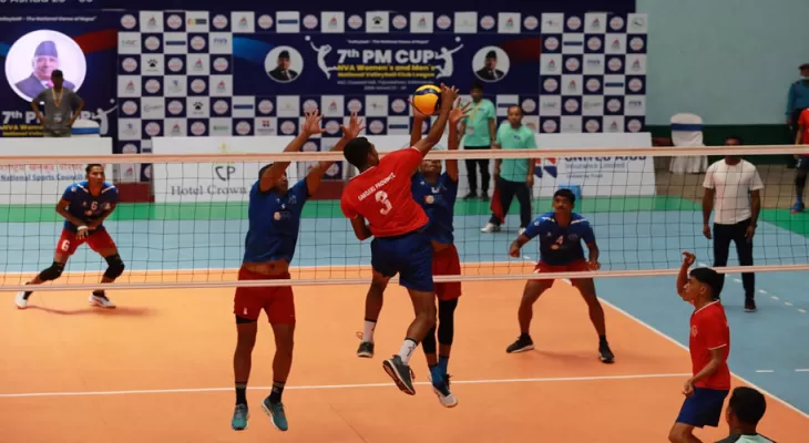 With a win, the Police, Army, and AFP begin the Volleyball Club League